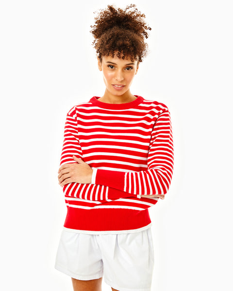 Cotton Knit Lightweight Coastal Crewneck Sweater – Addison Bay®