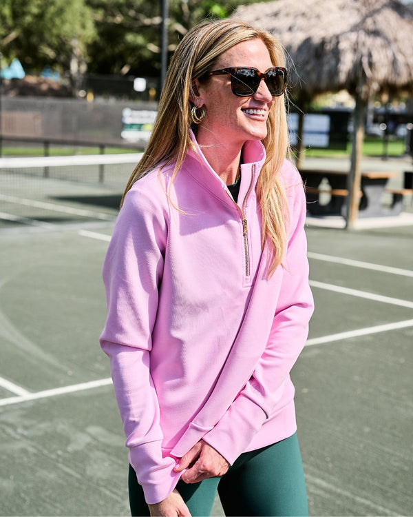 Polished Double Knit Everyday Quarter Zip – Addison Bay®