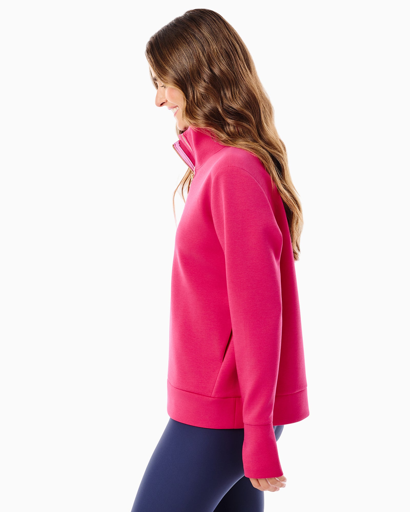 Polished Double Knit Everyday Quarter Zip – Addison Bay®