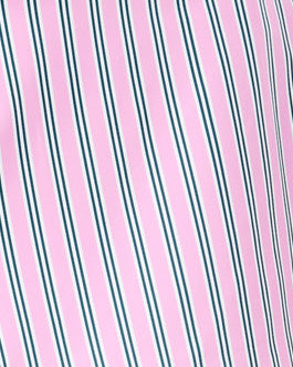 'On model product image of Smooth Sport 14in Flounce Skort in Cotton Candy Triple Stripe'