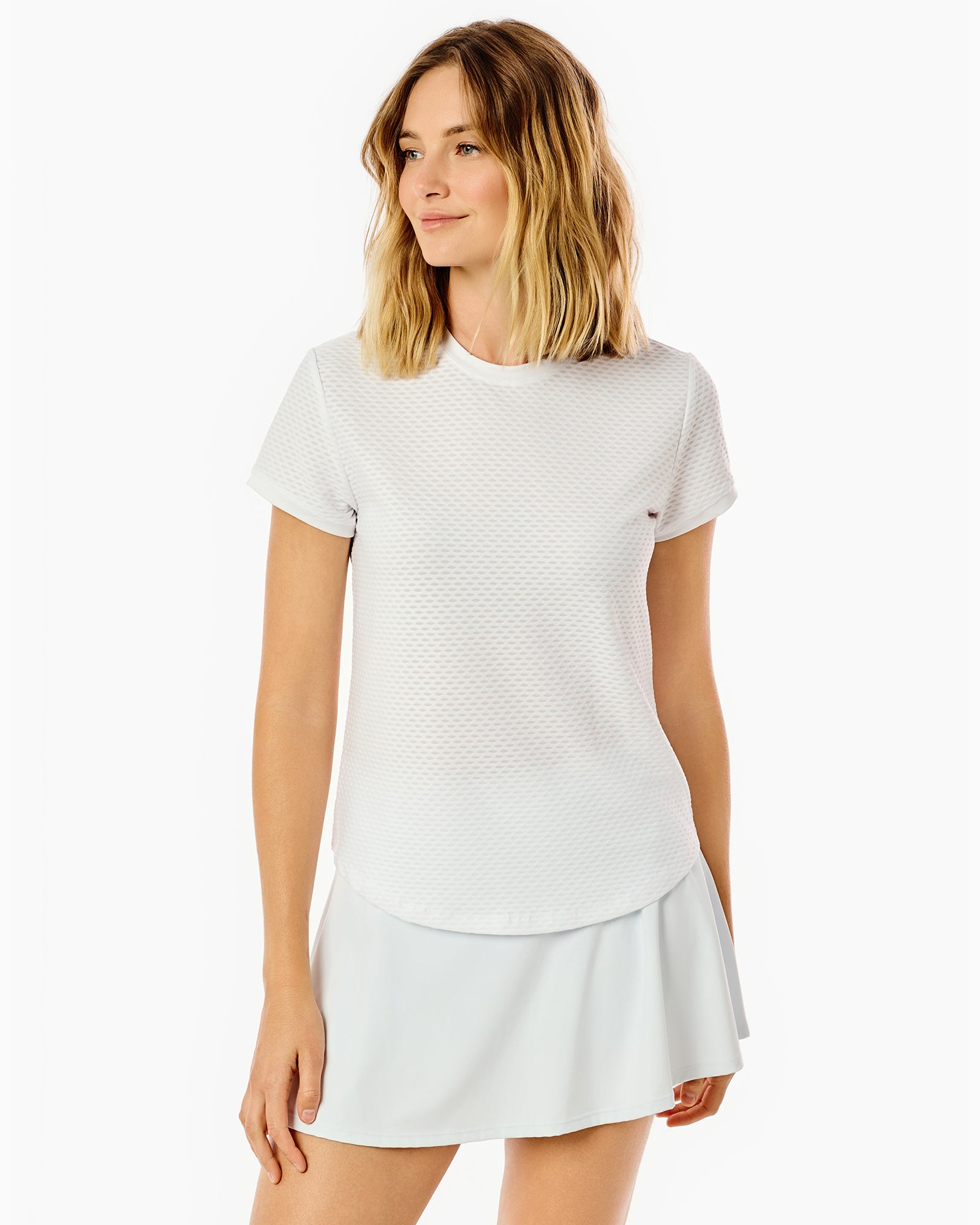 Active Mesh Palmetto Short Sleeve Top
