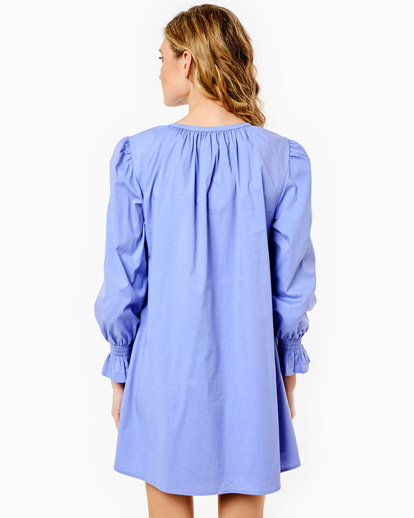long sleeve sailor dress Cotton Poplin Long Sleeve Sailor Dress