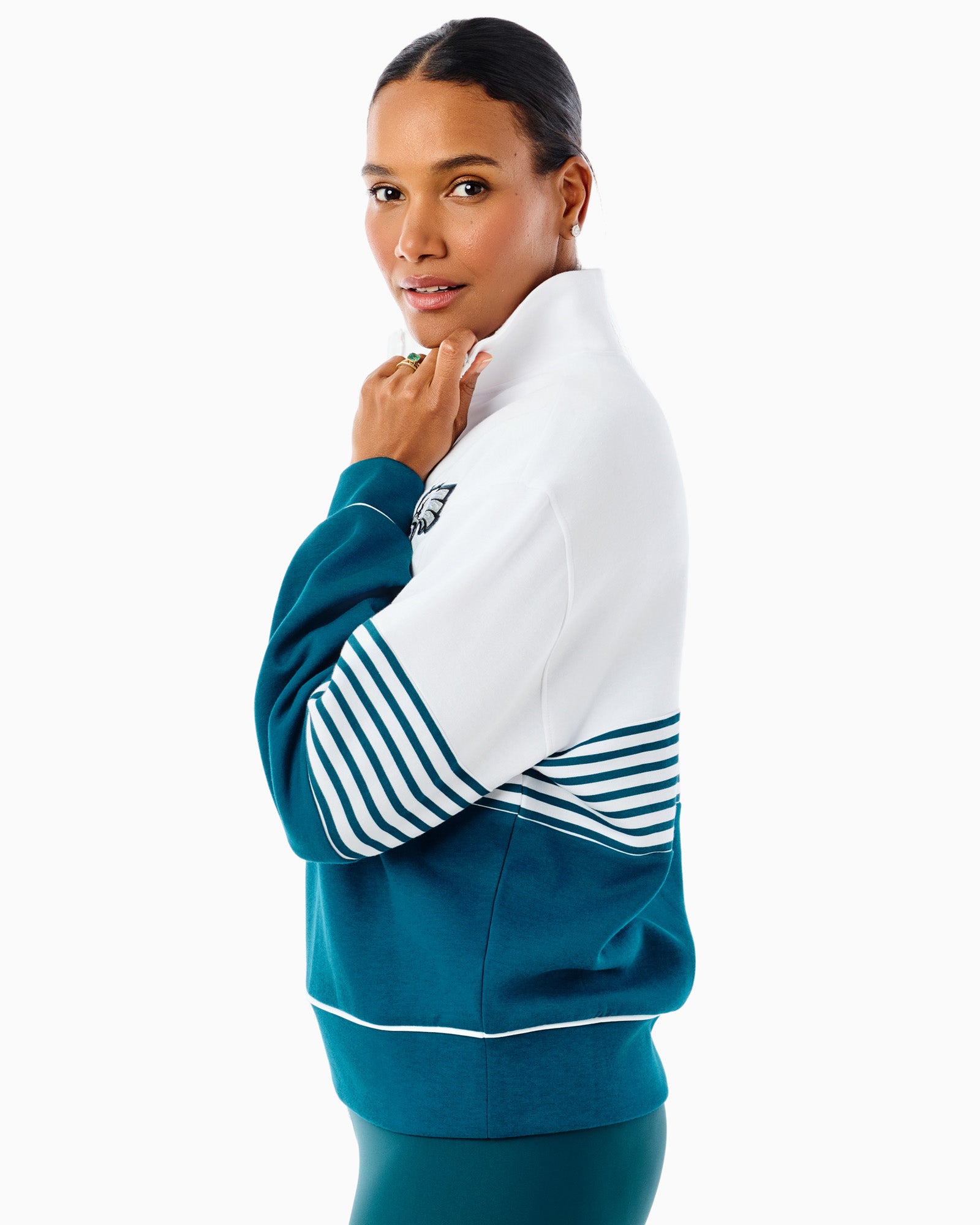 Soft Luxe Varsity Quarter Zip – Addison Bay®