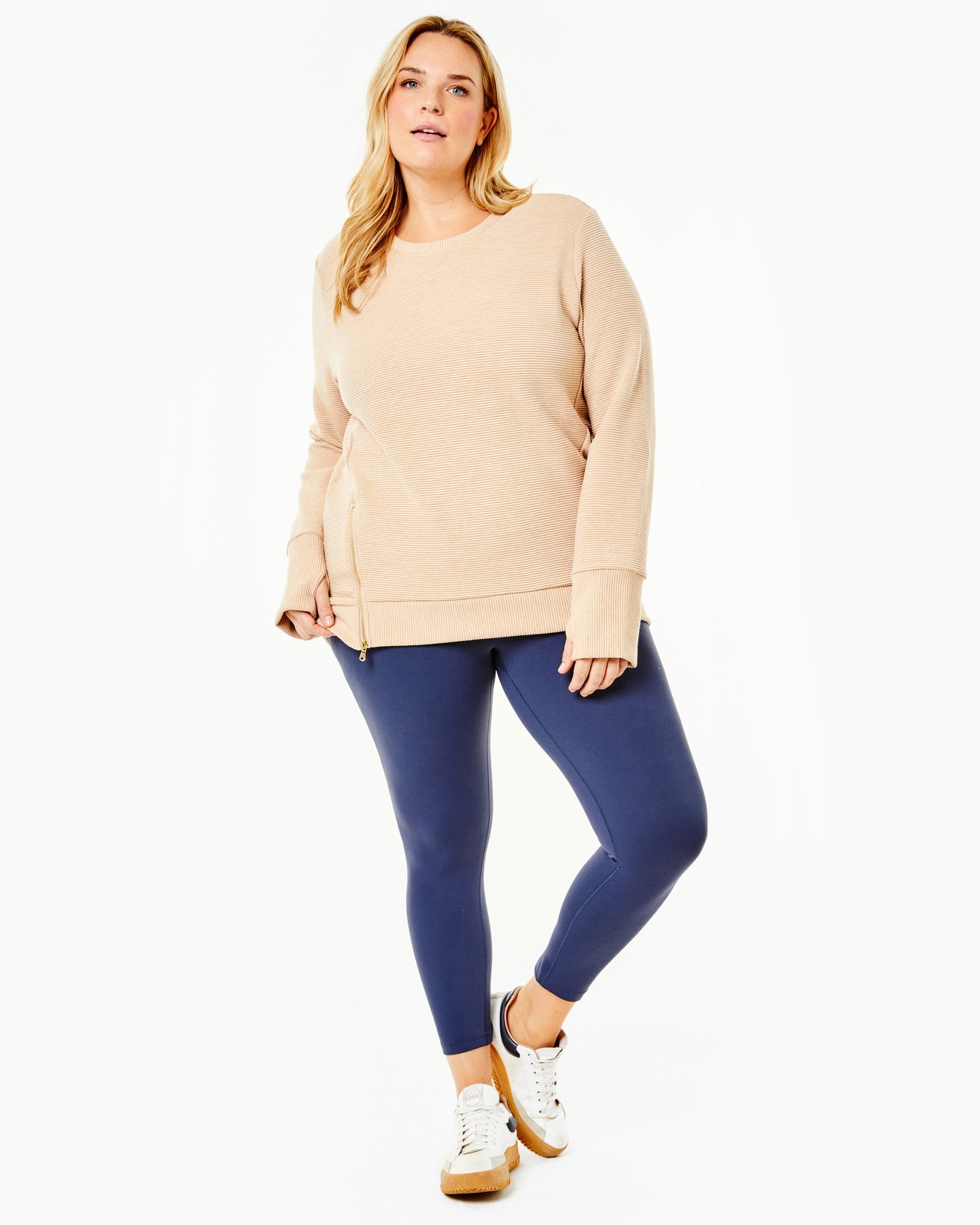 Active Rib Zip Everyday Crewneck Sweatshirt – Addison Bay®