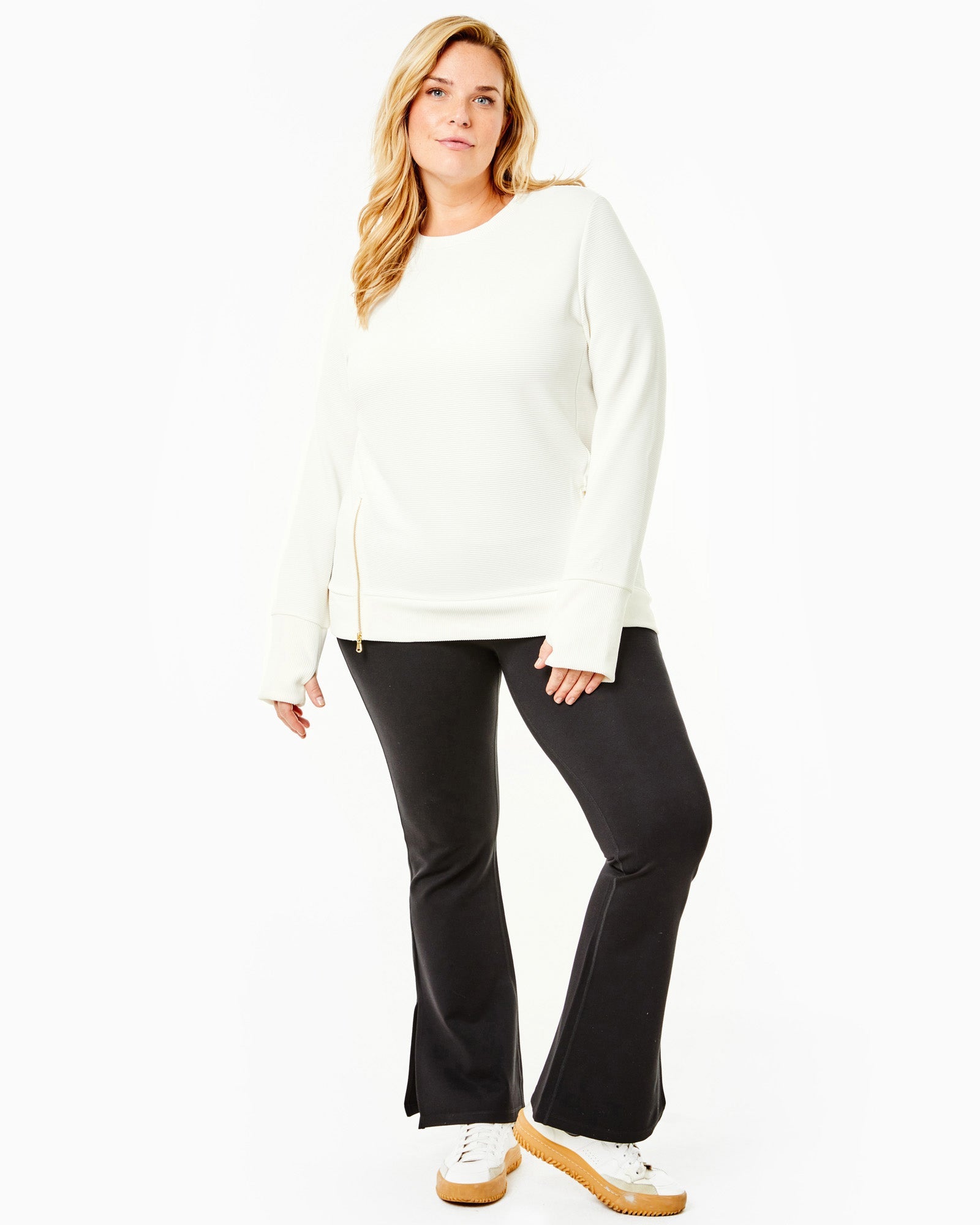 Active Rib Zip Everyday Crewneck Sweatshirt – Addison Bay®