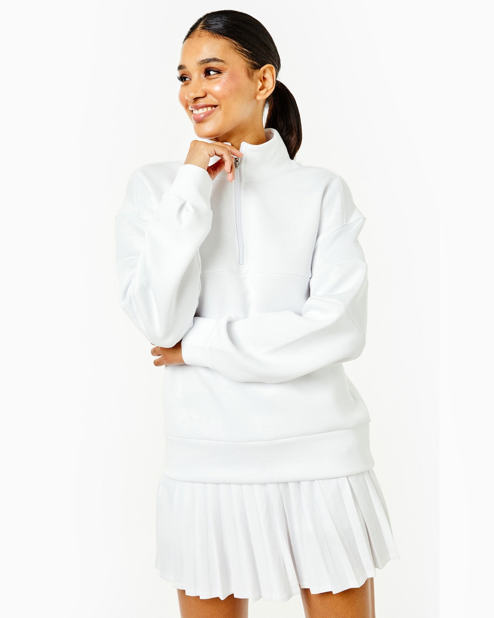 Soft Luxe Varsity Quarter Zip featured product image